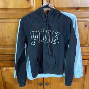 XS black PINK Hoodie